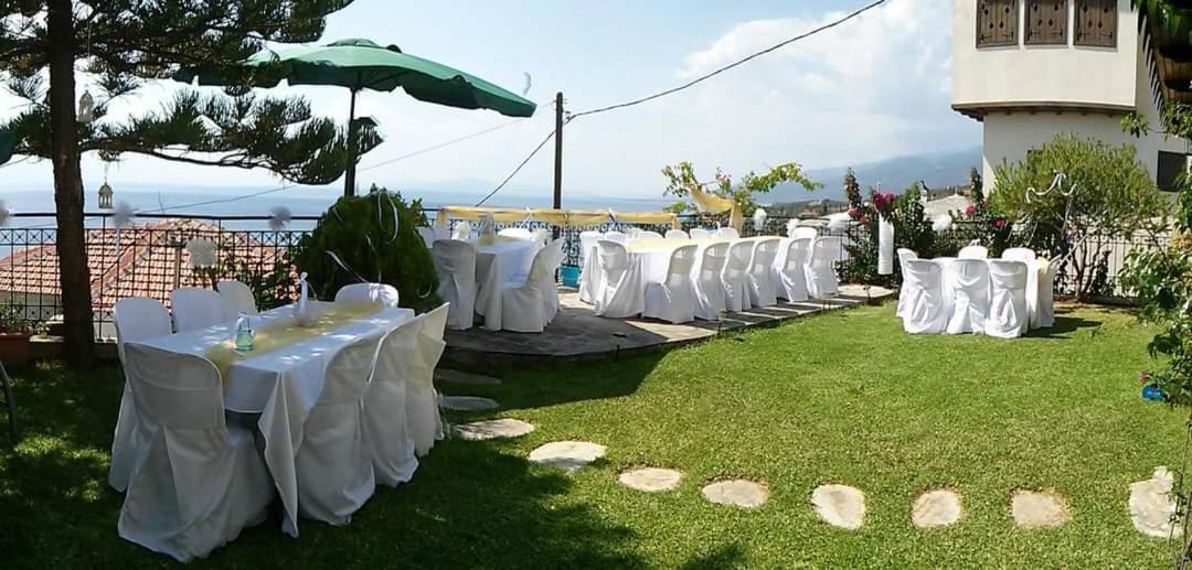 Villa Mesonisi Με Υπέροχη Θέα Στον Παγασητικό!! Áfissos Exterior foto