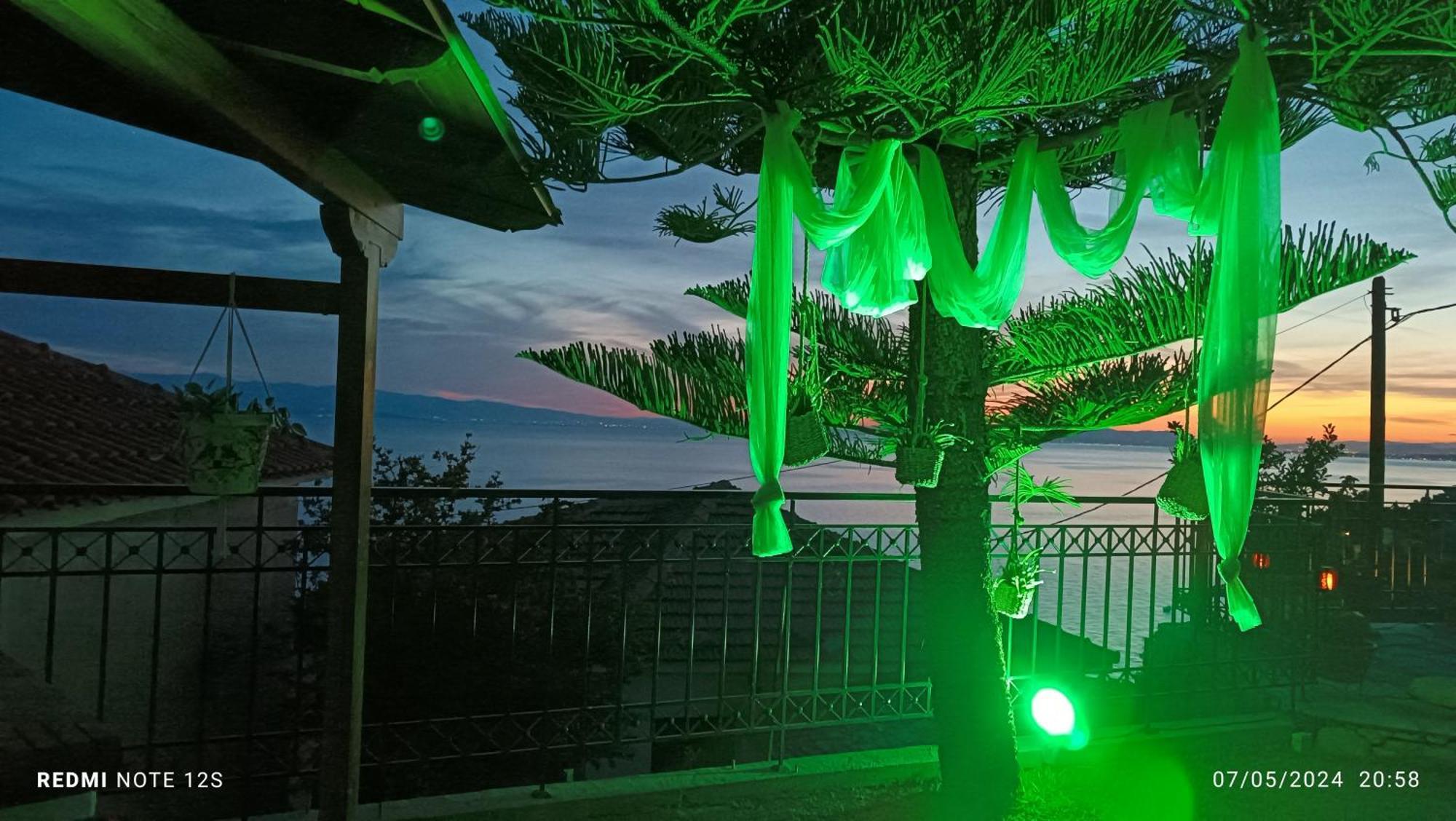 Villa Mesonisi Με Υπέροχη Θέα Στον Παγασητικό!! Áfissos Zimmer foto