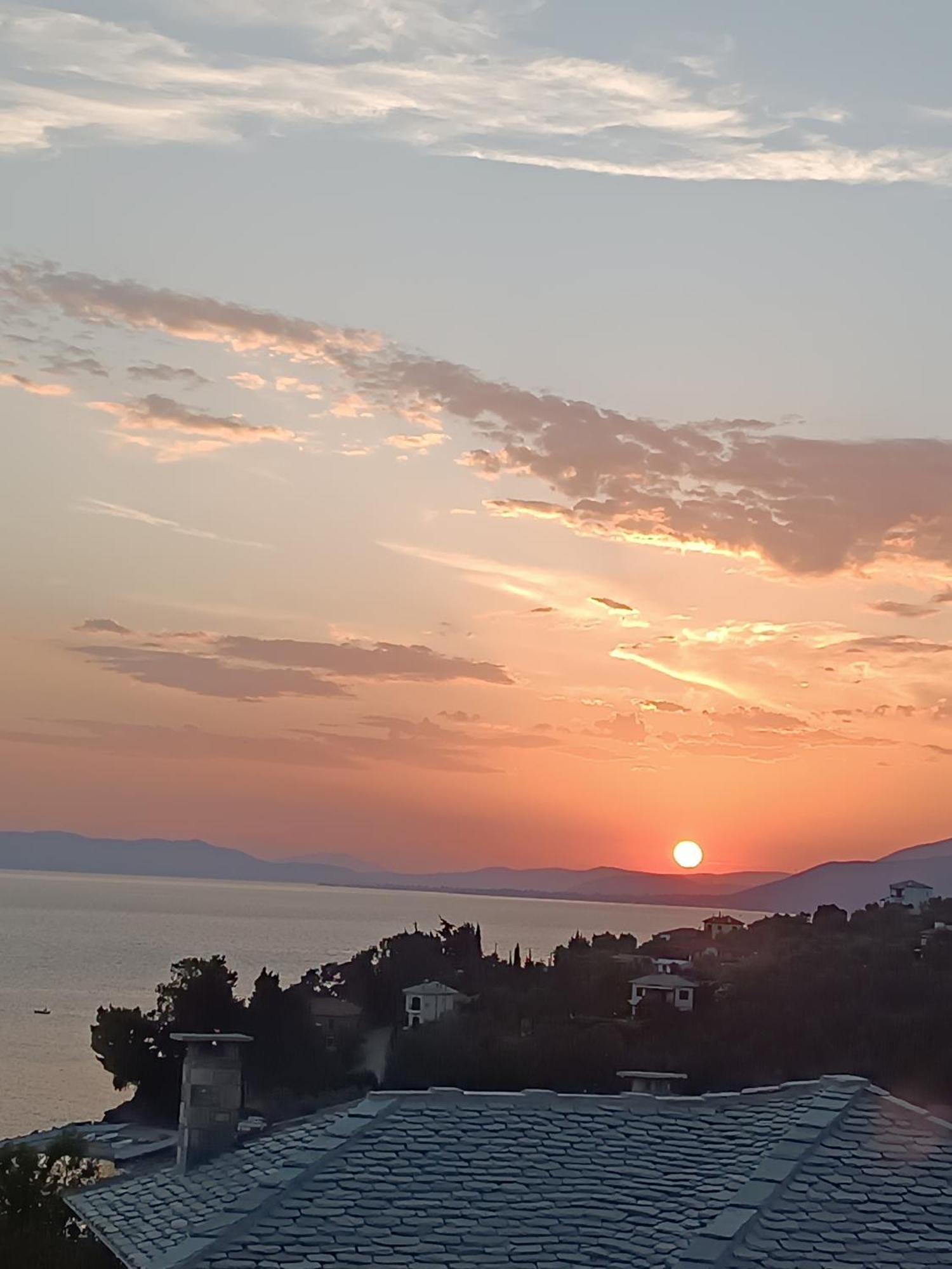 Villa Mesonisi Με Υπέροχη Θέα Στον Παγασητικό!! Áfissos Exterior foto